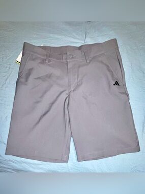 adidas Men's Light Gray Performance Golf Shorts